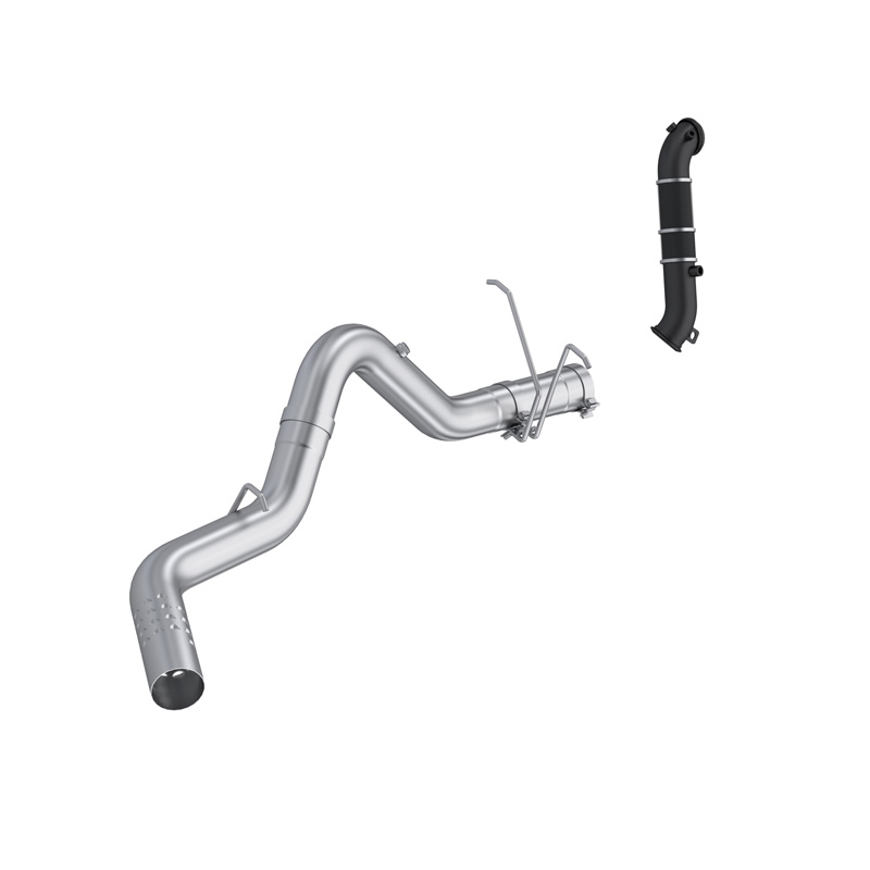 MBRP | MBRP 4in. Filter Back Single Side with Downpipe, AL. - Silverado / Sierra 2500 HD / 3500 HD 6.6L 2011-2015
