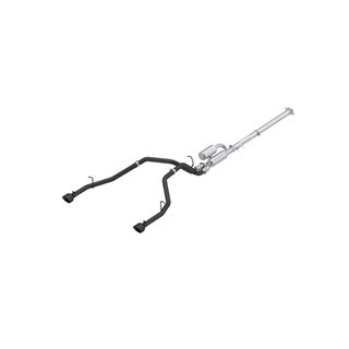 MBRP | 3in. Cat-Back. 2.5in. Dual Split Rear Exit. BLK - Ram 1500 3.0T 2025