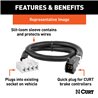 CURT | Trailer Brake Controller Harness - Ram 1500 / 2500 / 3500 2013-2014
