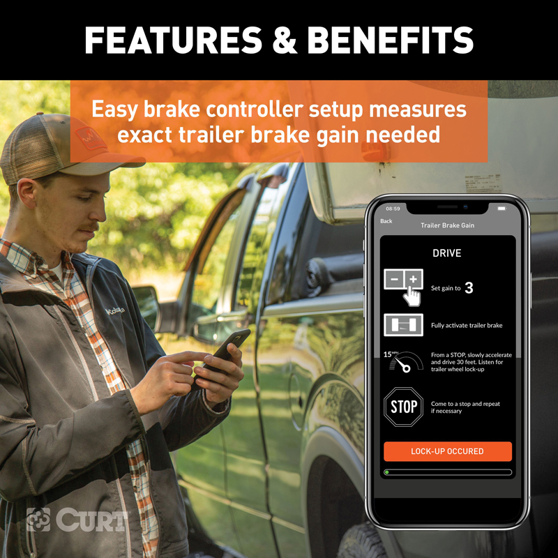 CURT | BetterWeigh Mobile Towing Scale with TowSense Technology (OBD-II) CURT Hitch Accessories