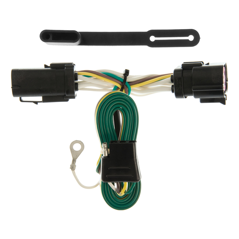 CURT | Custom Wiring Harness, 4-Way Flat Output - F-150 4.2L / 4.6L / 5.4L 2000-2004