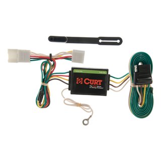 CURT | Custom Wiring Harness, 4-Way Flat Output - Cherokee 2.5L / 4.0L 1997-2001 CURT Electrical & Wiring