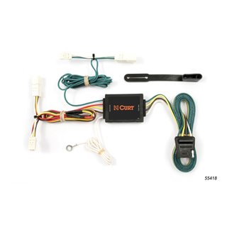 CURT | Custom Wiring Harness, 4-Way Flat Output - Sienna Van 3.0L 2000-2003 CURT Electrical & Wiring