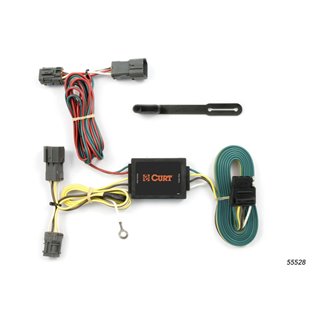 CURT | Custom Wiring Harness, 4-Way Flat Output - Tucson 2.0L / 2.7L 2005-2009
