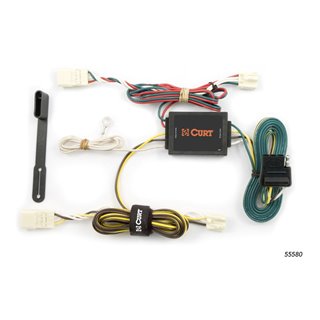 CURT | Custom Wiring Harness, 4-Way Flat Output - Sienna Van 3.3L / 3.5L 2004-2010