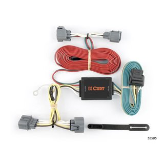 CURT | Custom Wiring Harness, 4-Way Flat Output - Ridgeline 3.5L 2006-2014 CURT Electrical & Wiring