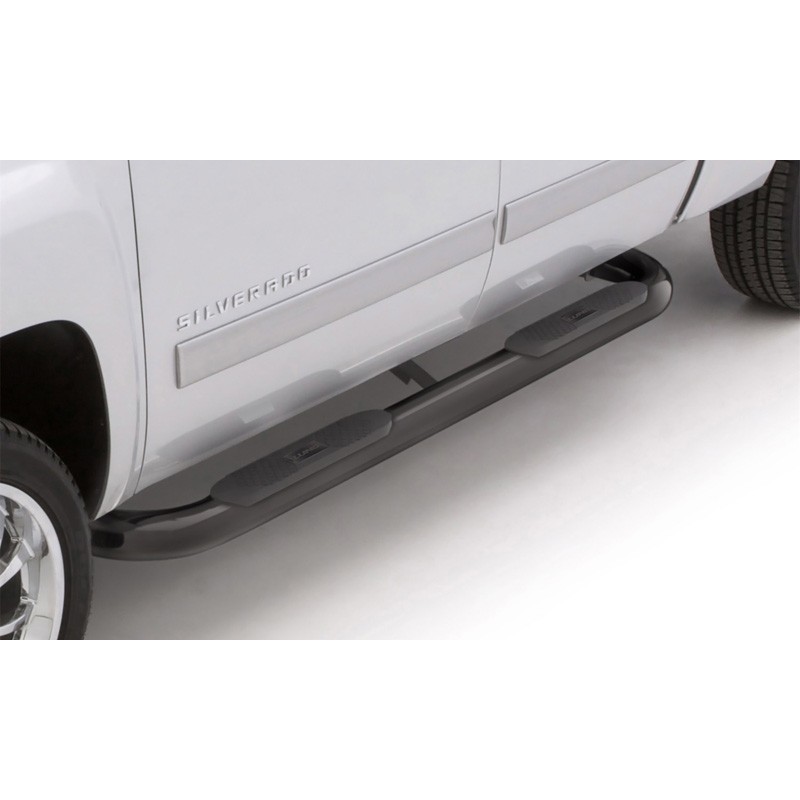 Lund | 4 In Oval Bent Nerf Bars Steel Black - F-150 / Heritage 2000-2004