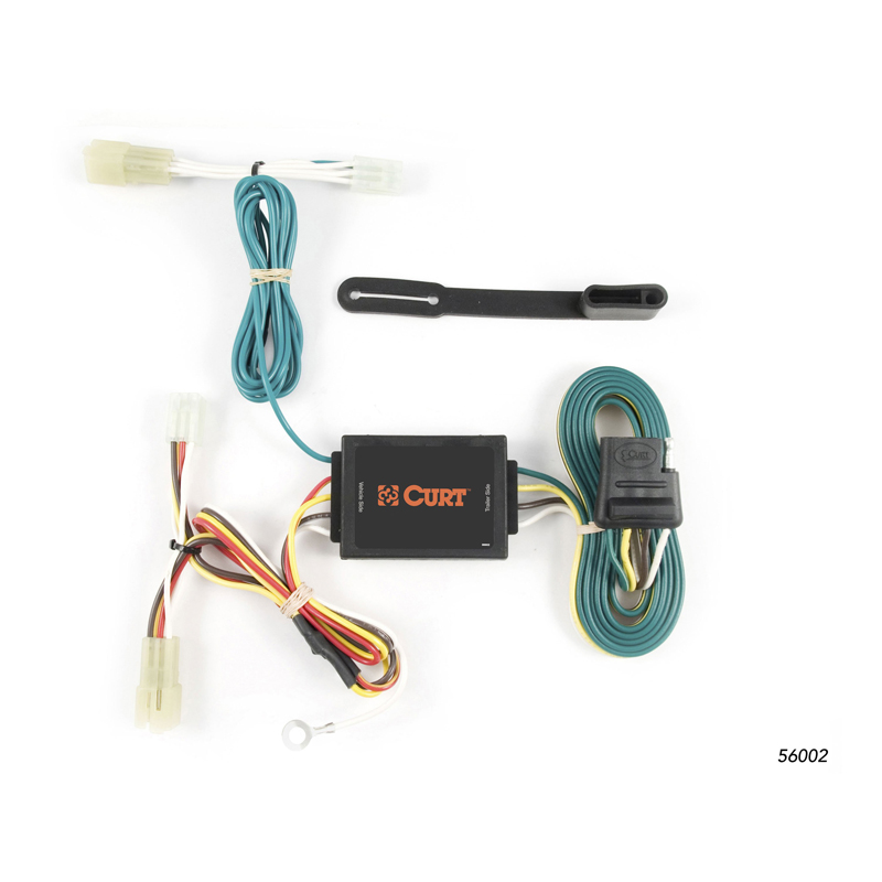 CURT | Custom Wiring Harness, 4-Way Flat Output - Grand Vitara / SX4 2006-2012 CURT Electrical & Wiring