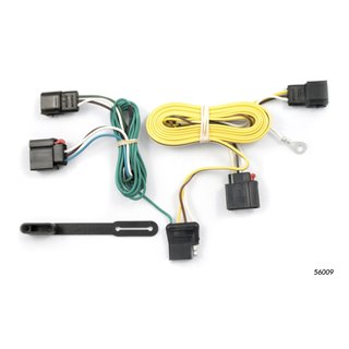 CURT | Custom Wiring Harness, 4-Way Flat Output - Grand Cherokee 2007-2013