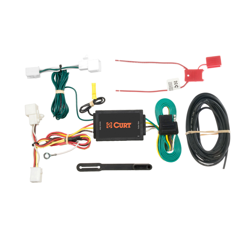 CURT | Custom Wiring Harness, 4-Way Flat Output - 2 / 5 / CX-9 2006-2015 CURT Electrical & Wiring