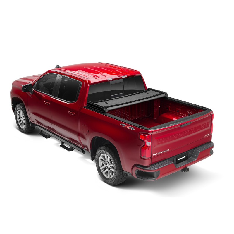 Lund | Genesis Elite Twill Tri-Fold Tonneau Cover - Silverado / Sierra 1500 2019-2024