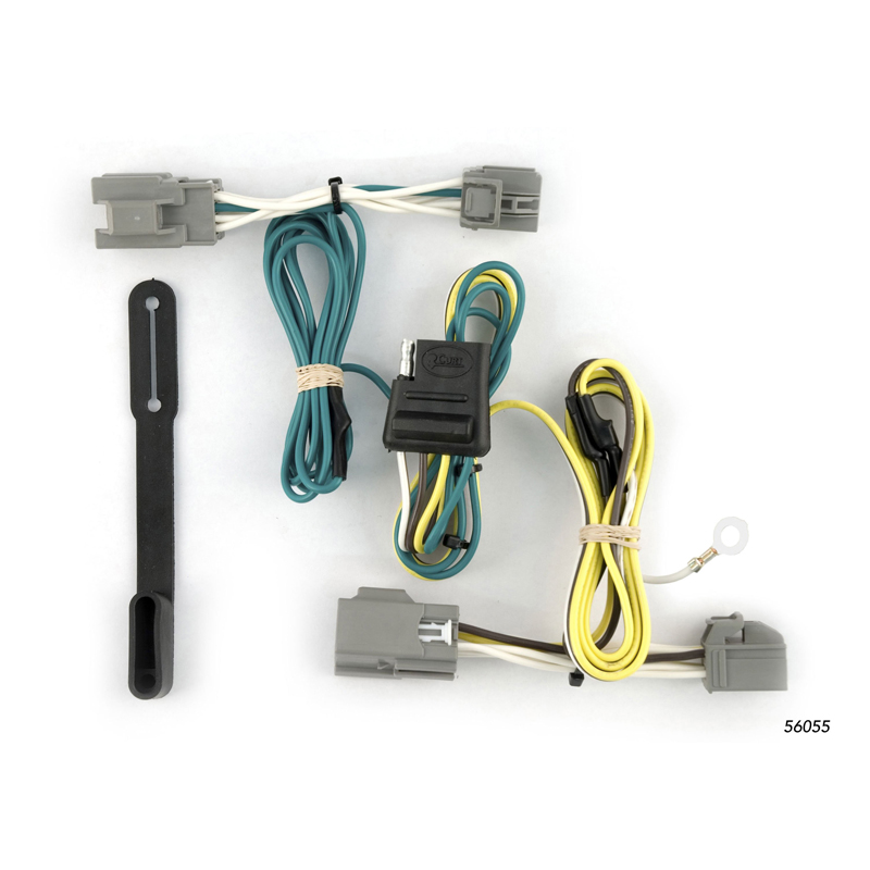 CURT | Custom Wiring Harness, 4-Way Flat Output - Taurus X 3.5L 2008-2009 CURT Electrical & Wiring