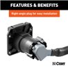 CURT | 7' Custom Wiring Extension Harness (Adds 7-Way RV Blade to Truck Bed, Packaged) - Chevrolet / Dodge / Ford 2000-2023