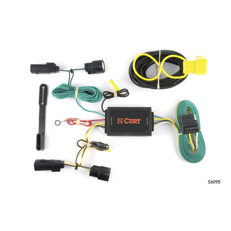 CURT | Custom Wiring Harness, 4-Way Flat Output - MKT 2.0T / 3.5T / 3.7L 2010-2019 CURT Electrical & Wiring