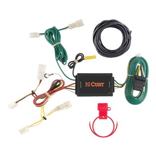 CURT | Custom Wiring Harness, 4-Way Flat Output - Sienna   / SE 2.7L / 3.5L 2011-2020