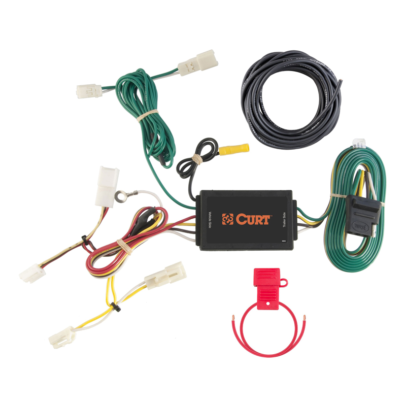 CURT | Custom Wiring Harness, 4-Way Flat Output - Sienna   / SE 2.7L / 3.5L 2011-2020