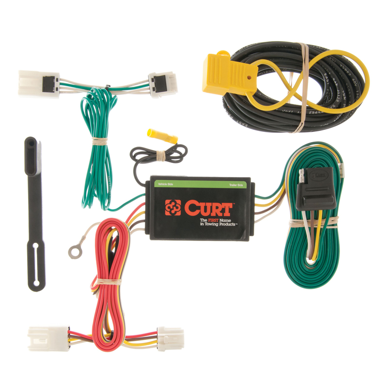 CURT | Custom Wiring, 4-Way Flat Output - Lancer / Outlander Sport / RVR 2.0L / 2.4L 2010-2019 CURT Electrical & Wiring