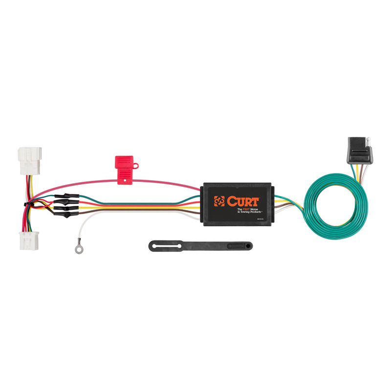 CURT | Custom Wiring Harness, 4-Way Flat Output - CR-V 2.4L 2012-2016