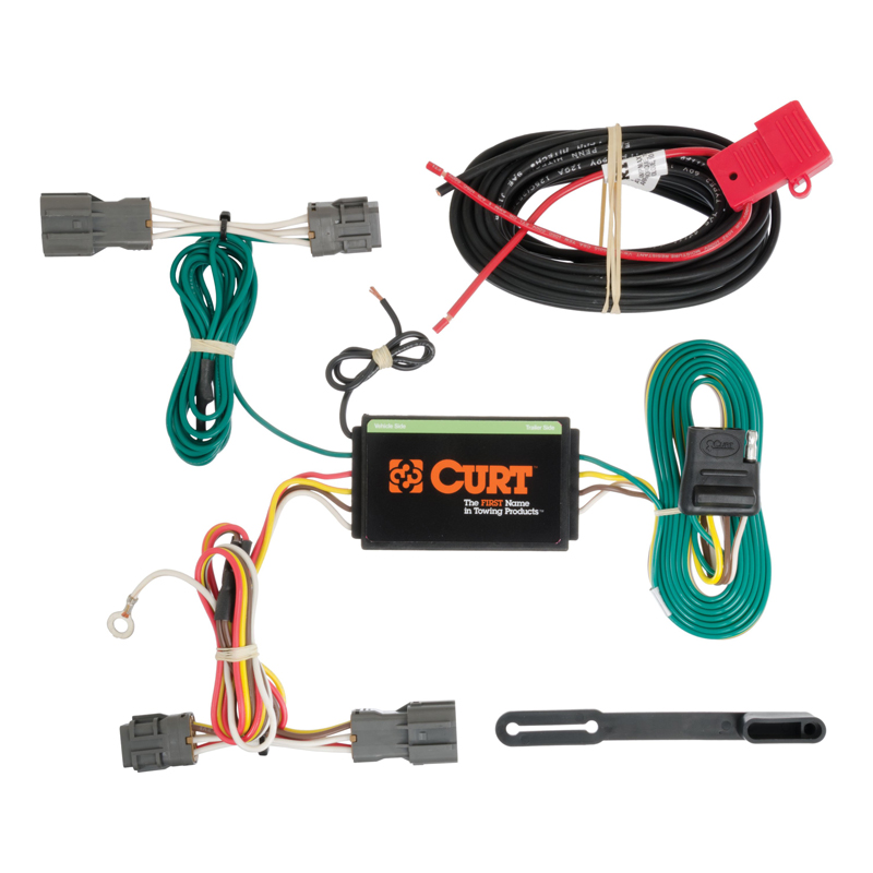 CURT | Custom Wiring, 4-Way Flat Output - Santa Fe / Santa Fe Sport / Borrego 2009-2018