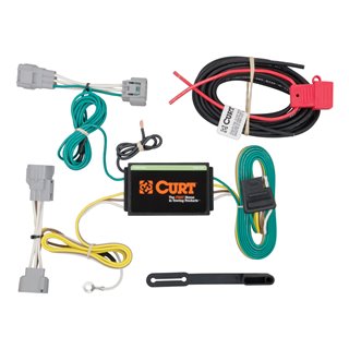 CURT | Custom Wiring Harness, 4-Way Flat Output - Cherokee 2.4L / 3.2L 2014-2018