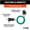 CURT | Custom 4-Flat - Equinox / Terrain 2010-2017