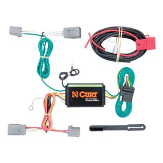 CURT | Custom Wiring Harness, 4-Way Flat Output - S60 / S60 Cross Country 2011-2020 CURT Electrical & Wiring