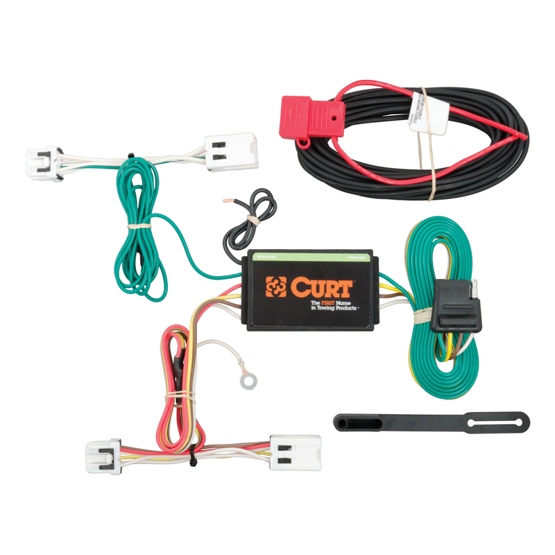 CURT | Custom Wiring Harness, 4-Way Flat Output - Leaf 2011-2022