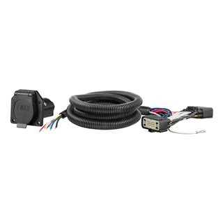 CURT | Custom Wiring Harness, 7-Way RV Blade Output - Explorer 2.0T / 3.5L 2011-2015