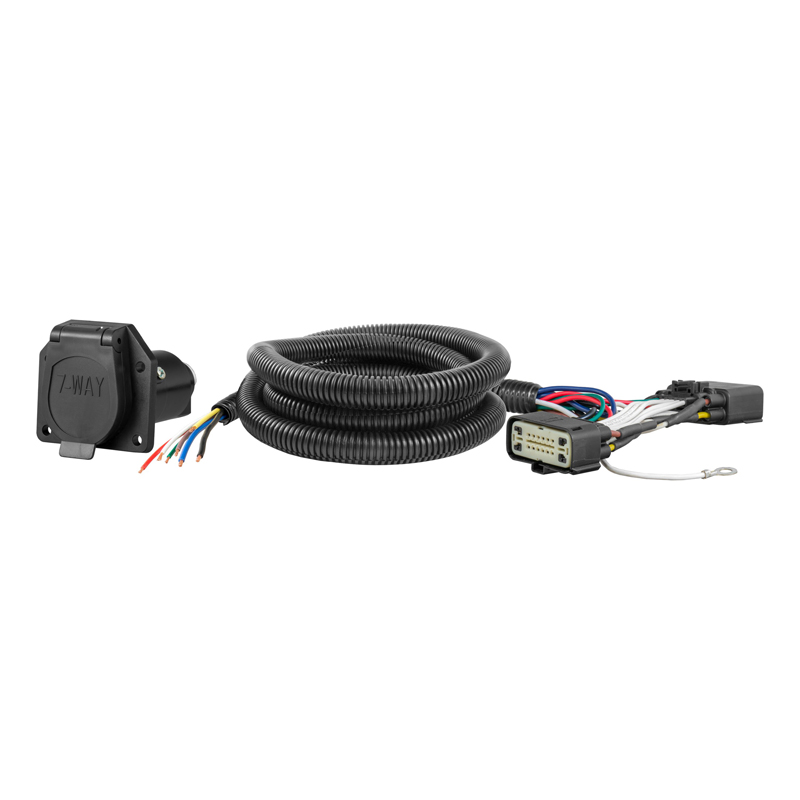 CURT | Custom Wiring Harness, 7-Way RV Blade Output - Explorer 2.0T / 3.5L 2011-2015