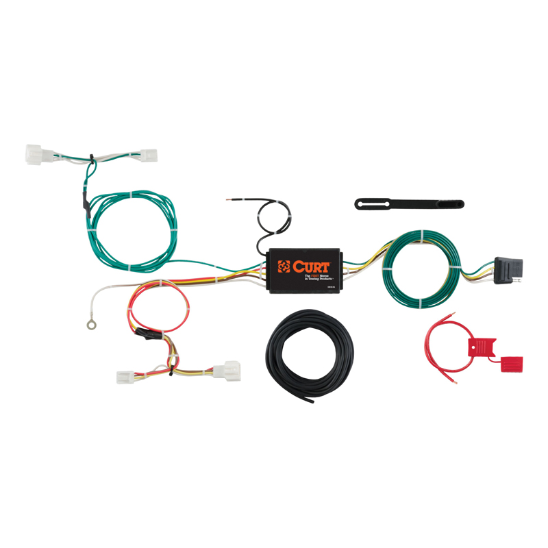 CURT | Custom Wiring Harness, 4-Way Flat Output - HR-V 1.8L 2016-2022