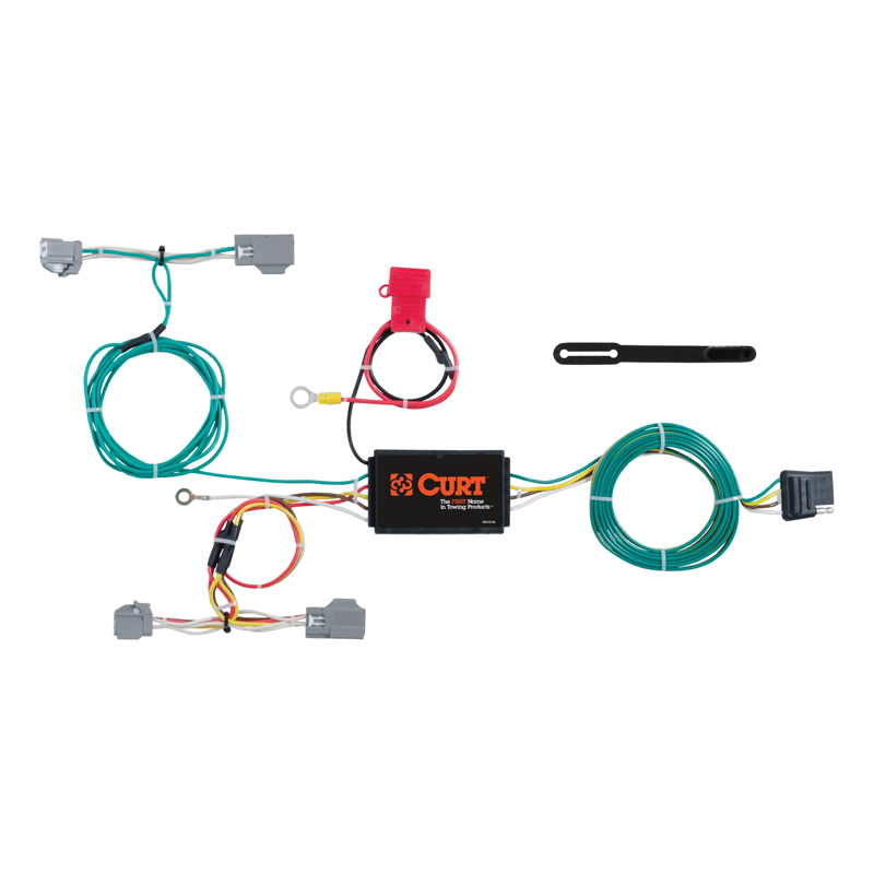 CURT | Custom Wiring Harness, 4-Way Flat Output - S90 / XC90 2.0T 2016-2022