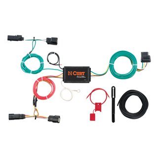 CURT | Custom Wiring Harness, 4-Way Flat Output - Edge Sport / Titanium 2.0T / 2.7T / 3.5L 2015-2018
