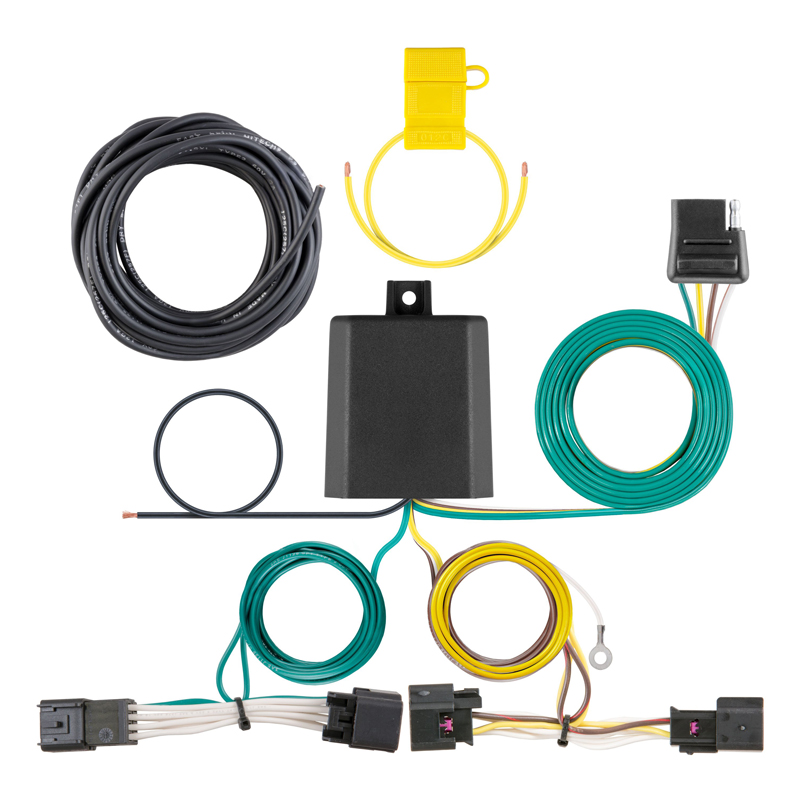 CURT | Custom Wiring Harness, 4-Way Flat Output - Sonic 1.4T / 1.6L / 1.8L 2012-2016