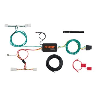 CURT | Custom Wiring Harness, 4-Way Flat Output - iM / Corolla / Corolla iM 1.8L / 2.0L 2016-2022