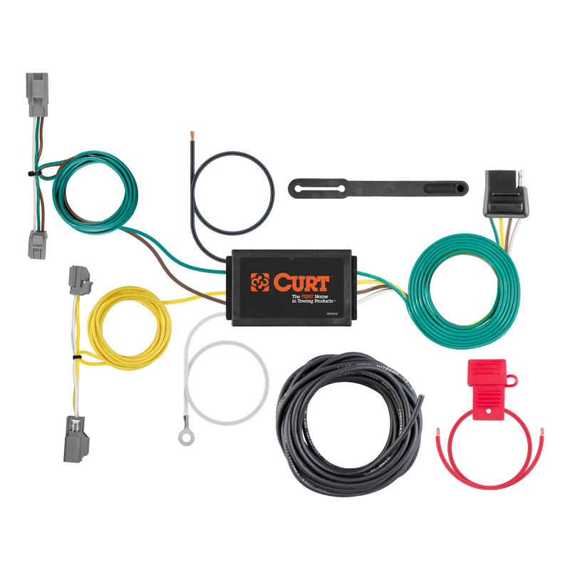 CURT | Custom Wiring Harness, 4-Way Flat Output - Cruze 1.4T / 1.6L / 1.8L 2016-2019