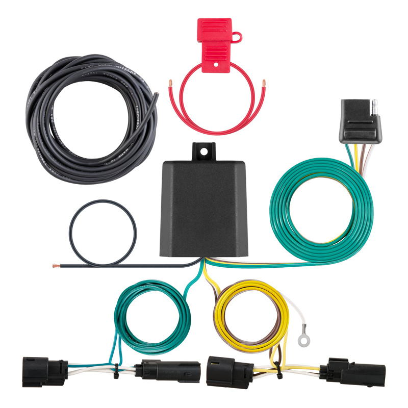 CURT | Custom Wiring Harness, 4-Way Flat - Pacifica / Voyager 3.6L 2017-2022 CURT Electrical & Wiring