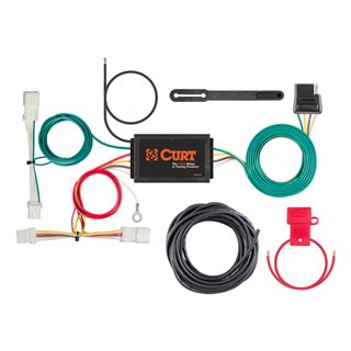 CURT | Custom Wiring Harness, 4-Way Flat Output - Civic 1.5T / 2.0L 2016-2019