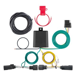 CURT | Custom Wiring Harness, 4-Way Flat Output - Flex 3.5L 2009-2019