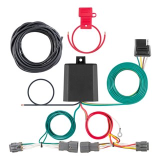 CURT | Custom Wiring Harness, 4-Way Flat Output - Tucson 1.6T / 2.0L / 2.4L 2010-2018