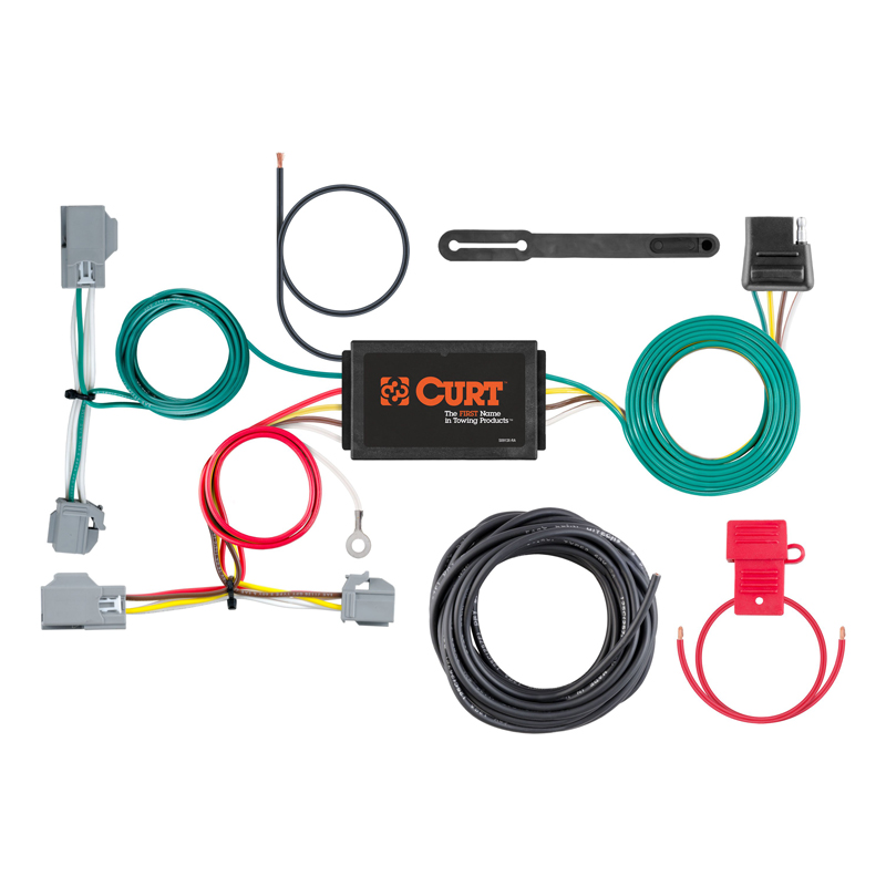 CURT | Custom Wiring Harness, 4-Way Flat Output - XC60   / T6 2010-2017