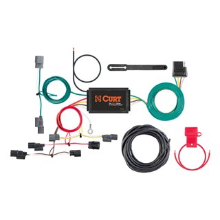 CURT | Custom Wiring Harness, 4-Way Flat Output - Civic 1.5T / 2.0L 2016-2022