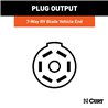 CURT | Custom Wiring Harness, 7-Way RV Blade Output - F-250 / F-350 2020-2022