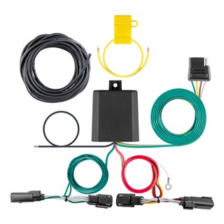 CURT | Custom Wiring Harness, 4-Way Flat Output - Escape 1.5T / 2.0T / 2.5L 2020-2022