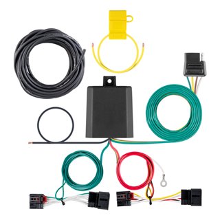 CURT | Custom Wiring Harness, 4-Way Flat Output - Atlas / Atlas Cross Sport 2.0T / 3.6L 2020-2023