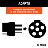 CURT | Electrical Adapter (4-Way Flat Vehicle to 6-Way Round Trailer) CURT Electrical & Wiring