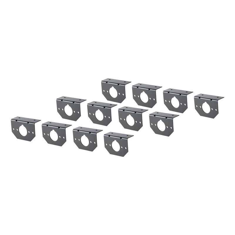 CURT | Connector Mounting Brackets for 4-Way & 6-Way Round (12-Pack) CURT Electrical & Wiring