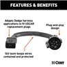CURT | 8-Prong Factory Harness Adapter (Rectangular 8-Prong to USCAR Socket) - Chrysler / Dodge / Jeep / Mitsubishi 2000-2010