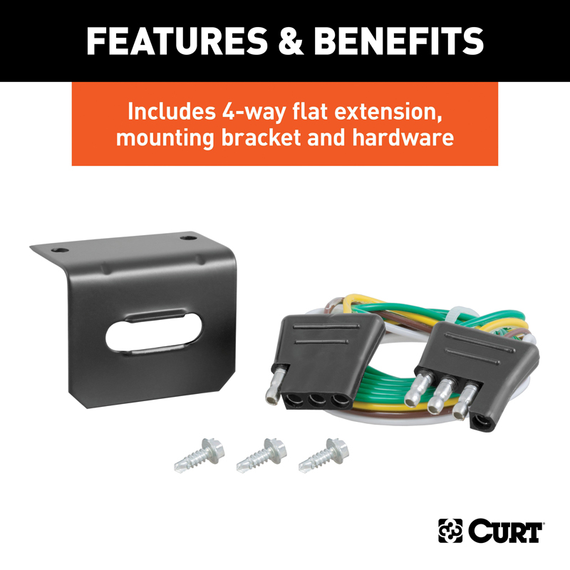 CURT | Custom Towed-Vehicle RV Wiring Harness - Equinox / Terrain 2010-2017 CURT Electrical & Wiring