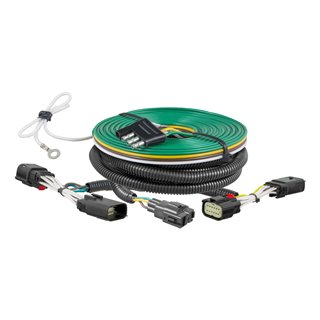 CURT | Custom Towed-Vehicle RV Wiring Harness - Gladiator / Wrangler (JL) Unlimited 2018-2023 CURT Electrical & Wiring