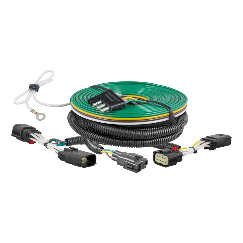 CURT | Custom Towed-Vehicle RV Wiring Harness - Gladiator / Wrangler (JL) Unlimited 2018-2023 CURT Electrical & Wiring
